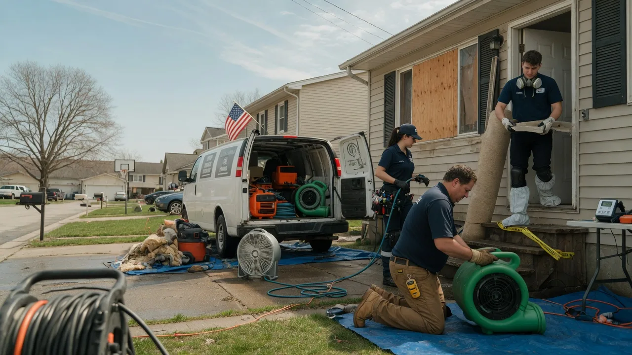 Water Damage Restoration in Harpster, OH near me